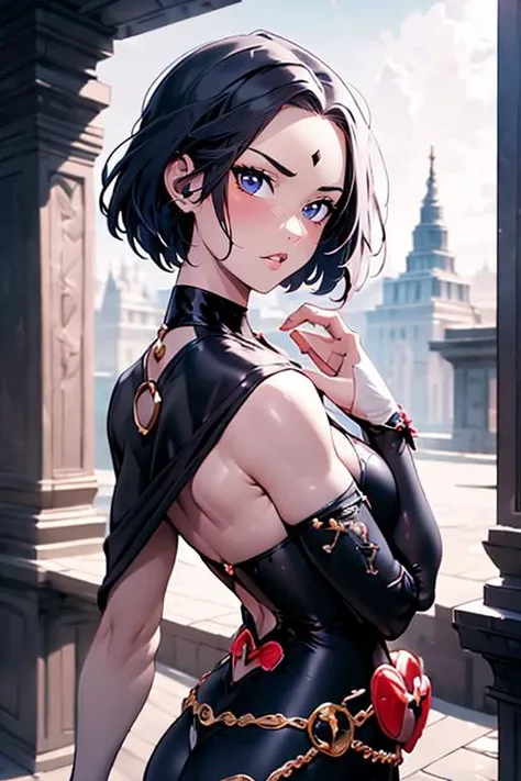 (masterpiece, best quality), 1girl,  beautiful face,   <lora:Raven:1> Raven