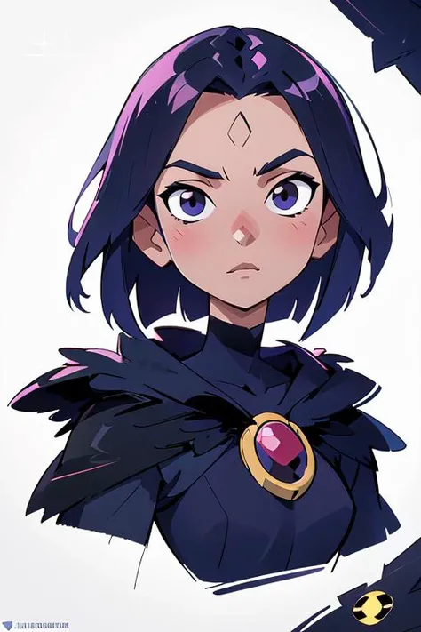 (masterpiece, best quality), 1girl,  beautiful face,   <lora:Raven:1> Raven