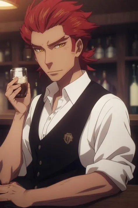 codeGeass, <lora:codeGeass_offset:1>, <lora:william_james_moriarty:0.7>, william_james_moriarty, 1boy, alcohol, blonde hair, blood, bottle, cup, drinking glass, formal, male focus, necktie, red eyes, red necktie, solo, suit, wine,