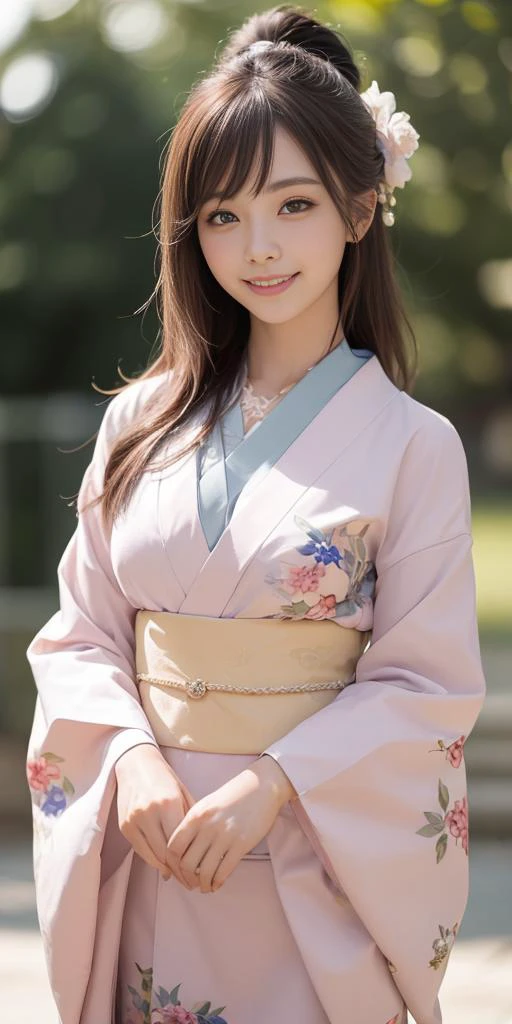 1girl,18s,light smile, best quality,realistic photo,(beauty hair,ostentatious hair accessories,gorgeous hair accessories,light smile:1.15),(slim waist:1.1),,light smile,happy,((((upper body,real face photo,background blur)))),big eyes,analog style,physically-based rendering,ultra-detailed,professional lighting, photon mapping,(bokeh),(RAW photo, best quality, masterpiece:1.3), (realistic, photo-realistic:1.3),detailed facial features,slim girl,tassel, innocent, bangs,(pureerosface_v1:0.90) ,(ulzzang-6500-v1.1:0.85),(looking at viewer,close in viewer:1.2),(front photo, front view:1.99), (clavicle, cleavage:1.10), <lora:TamaoTamamura:0.35>,
<lora:hashimoOO_kimono:0.1>, <lora:Kimono_v1:0.1>, <lora:Kimono_V20:0.1>, <lora:Kimono Dress by Stable Yogi:0.1>, <lora:new_hefu_:0.1>, <lora:realistic_kimono_clothes:0.1>, small breasts, TamaoTamamura, japanese clothes, wide sleeves, colorful kimono, sash, obi, yukat,show cleavage,show clavicle,(naked body with kimono clothes:1.99),kimono style hair,