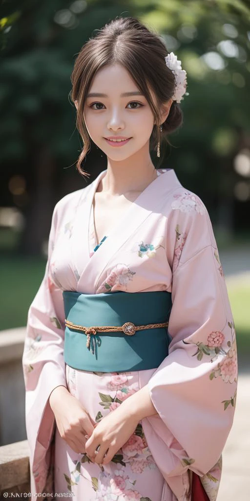1girl,18s,light smile, best quality,realistic photo,(beauty hair,ostentatious hair accessories,gorgeous hair accessories,light smile:1.15),(slim waist:1.1),,light smile,happy,((((upper body,real face photo,background blur)))),big eyes,analog style,physically-based rendering,ultra-detailed,professional lighting, photon mapping,(bokeh),(RAW photo, best quality, masterpiece:1.3), (realistic, photo-realistic:1.3),detailed facial features,slim girl,tassel, innocent, bangs,(pureerosface_v1:0.90) ,(ulzzang-6500-v1.1:0.85),(looking at viewer,close in viewer:1.2),(front photo, front view:1.99), (clavicle, cleavage:1.10), <lora:TamaoTamamura:0.35>,
<lora:hashimoOO_kimono:0.1>, <lora:Kimono_v1:0.1>, <lora:Kimono_V20:0.1>, <lora:Kimono Dress by Stable Yogi:0.1>, <lora:new_hefu_:0.1>, <lora:realistic_kimono_clothes:0.1>, small breasts, TamaoTamamura, japanese clothes, wide sleeves, colorful kimono, sash, obi, yukat,show cleavage,show clavicle,(naked body with kimono clothes:1.99),kimono style hair,