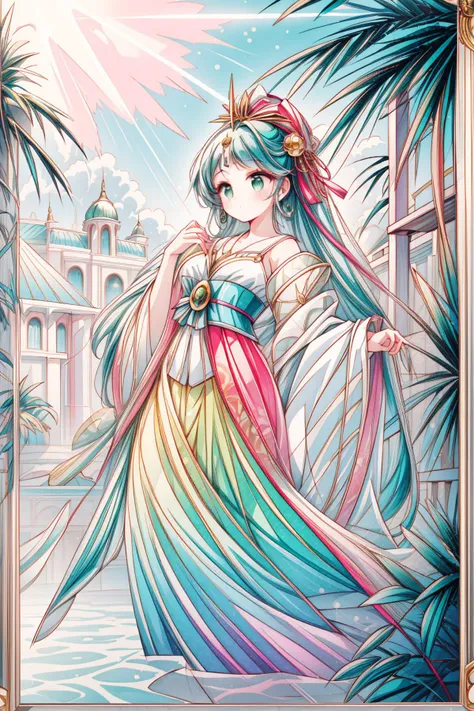 1girl, colorful Raw digital photo, stylized, wide shot of a [Indian|Malaysian] ([Planet Jupiter:Picture frame:1]:1.3) , it is very Exceptional and [Stale|Chic], it is engraved with Safari and 1990'S details, it is with Dense designs, Golden ratio, background is Lyrical The Palace of Versailles, crowded beach with Forest, at Dusk, equirectangular 360, Sketch, Confused, elegant, Psychedelic Art, spotlight, double exposure, Canon EF, 50mm, Oversaturated, Green splash, under water, arthouse, HDR, RAW photo