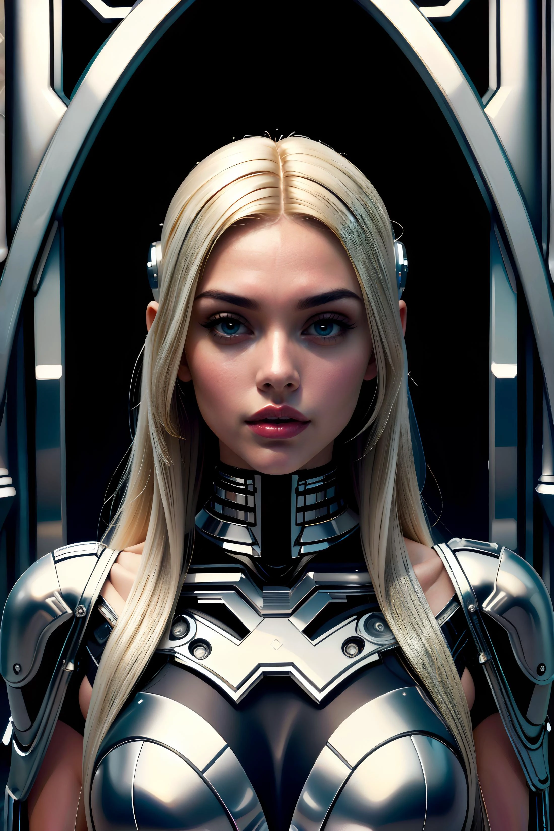 16k, ultra-high quality, highres, intricate, highly detailed, realistic, hyperrealistic, hypermaximalist, (medium full shot:1.5), embedding:Tower13\Tower13_Valentina is a beautiful girl, blonde hair, multicolored hair, wearing edgFut_clothing, edgFut_clothing, chrometech , metallic , chrome , scifi fashion photography, glamour photography, 35mm lens, <lora:Futuristic\edgFuturistic1.safetensors:0.8>, <lora:Style\ChromeTech-21.safetensors:0.8>,