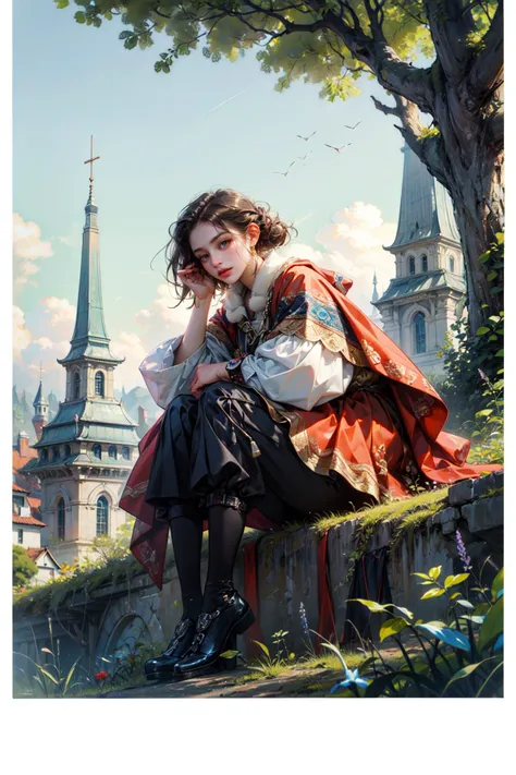 ((best quality, masterpiece, absurbres, super-resolution)) letterboxed, illustration <lora:NijiExpressV2:0.4>