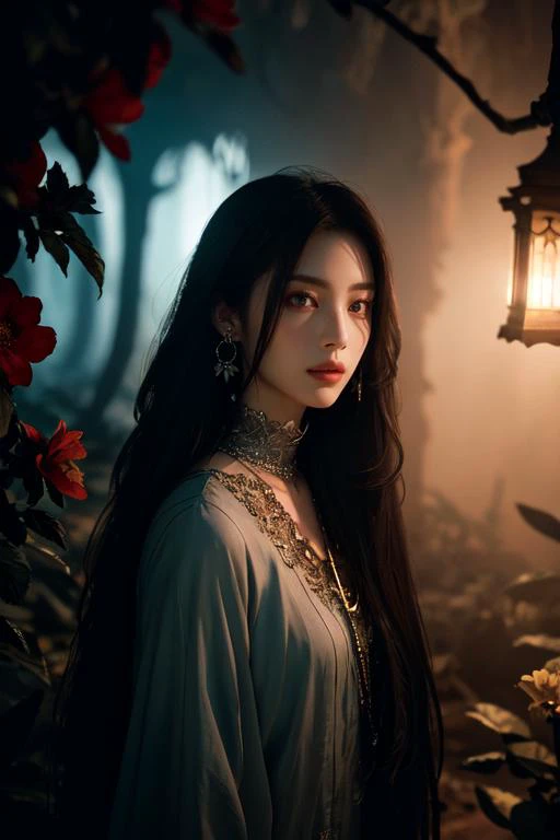 (otherworldly, otherworldly atmosphere, otherworldly appearance), highly insanely detailed, masterpiece, top quality, best quality, highres, 4k, 8k, RAW photo, Caribbean, dark tunnel,
china street, egyptian,
depth of field, focused, foreshortening,
1girl, long_hair, collar, earrings,
jav, half naked,
photorealistic:1.4, (flower filed), Poetic lens, obscure light and shadow, aestheticism, brooding, emotional depth, supernatural, 1girl, solo, Neck, enchanting elegance, atmospheric depth, naturalistic representations, harmonious composition, parted lips, long straight hair,
<lora:makina69_hamabeminami_v1.1:0.7>, (fantasy world)