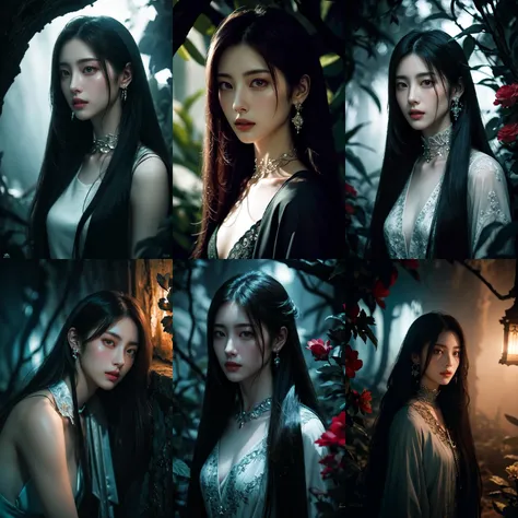 (otherworldly, otherworldly atmosphere, otherworldly appearance), highly insanely detailed, masterpiece, top quality, best quality, highres, 4k, 8k, RAW photo, Caribbean, dark tunnel,
china street, egyptian,
depth of field, focused, foreshortening,
1girl, long_hair, collar, earrings,
jav, half naked,
photorealistic:1.4, (flower filed), Poetic lens, obscure light and shadow, aestheticism, brooding, emotional depth, supernatural, 1girl, solo, Neck, enchanting elegance, atmospheric depth, naturalistic representations, harmonious composition, parted lips, long straight hair, looking at viewer,
<lora:makina69_itzy_v1.0:0.7>, (fantasy world)