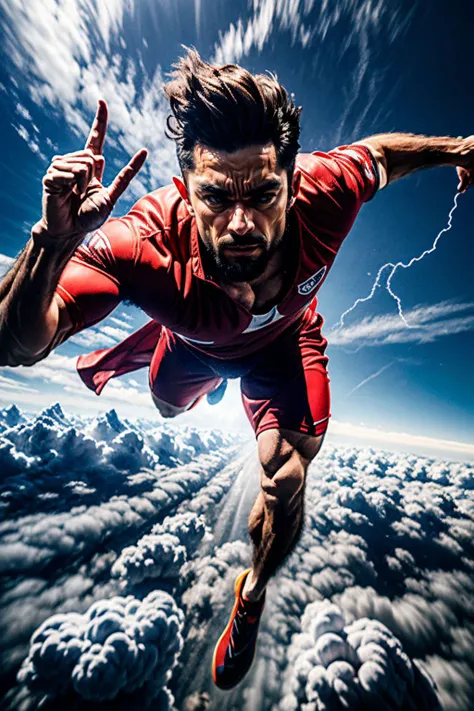 super_speed, 1boy, man flying in the clouds, fast, speedy, levitating <lora:Fly-10:0.6> <lora:Super_speed_running_V2-10:.5>, face focus, realistic, <lora:Cloudify:0.3> <lora:detail_slider_v4:0.7>, cowboy shot, <lora:sharpening_B_1.1:0.3> <lora:Brightness Adjustment_B_1.1:0.45> upper body, 1 arm up, <lora:add_detail:.5> <lora:more_details:.5>
