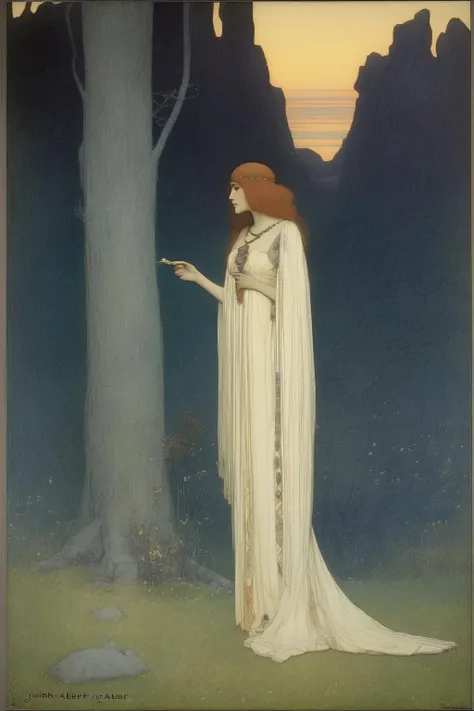 John Albert Bauer Style - Odyssey, by Alphonse Osbert,