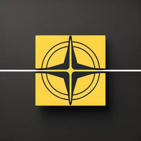 modern unique logo symbol, mockup, rule of thirds, sharp image, simplistic