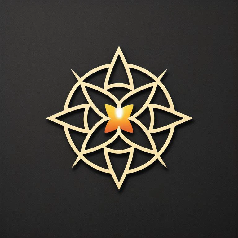modern unique logo symbol, mockup, rule of thirds, sharp image, detailed, typography