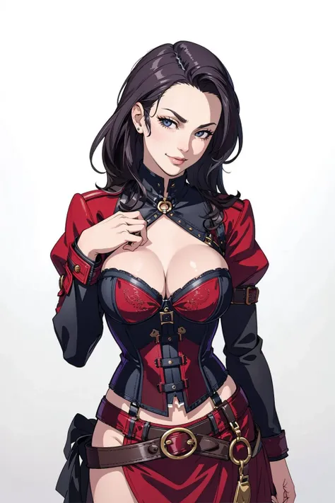 ((Masterpiece, best quality)),edgQuality,smirk,smug,
edgCorset, a woman wearing a corset with a belt
<lora:edgCorset:0.85>