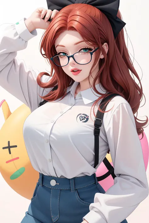 tv_Jazlyn_Skyy_V1, shirt, long sleeves, upper body