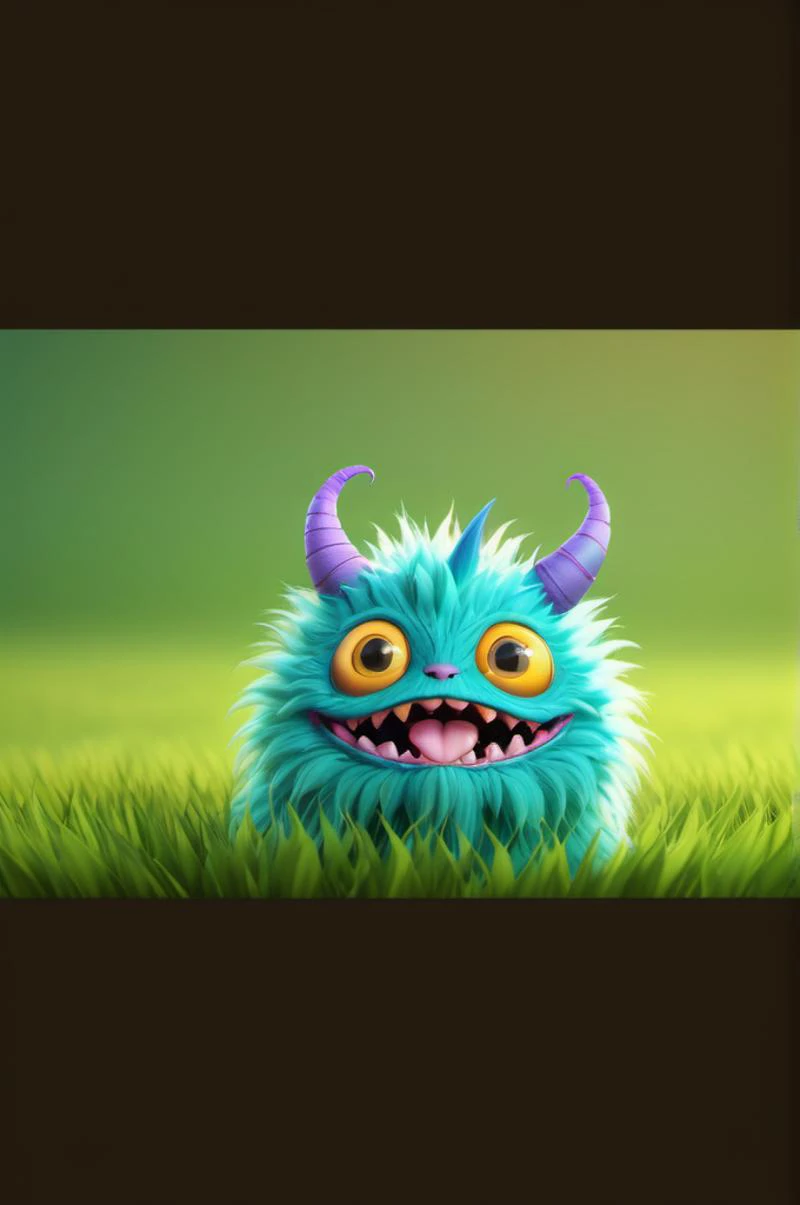 masterpiece, cute fluffy friendly monsters playing in the grass,  highest detailed, 8k, highest resolution, anatomically correct
<lora:jhyd-step00001000:1> JHYD STYLE, high saturation,