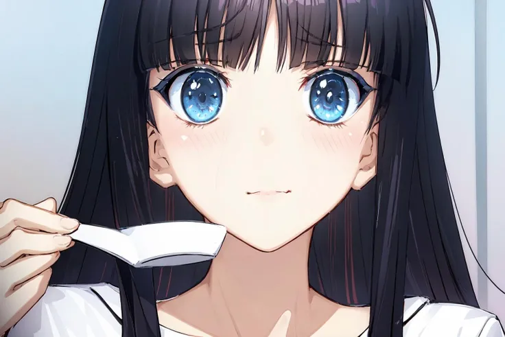 (masterpiece:1.2), best quality,PIXIV,
1girl, long hair, solo, school uniform, black hair, necktie, bangs, jacket, dutch angle, blunt bangs, blazer, looking at viewer,
<lora:Touma Kazusa_20230716214229:1>
