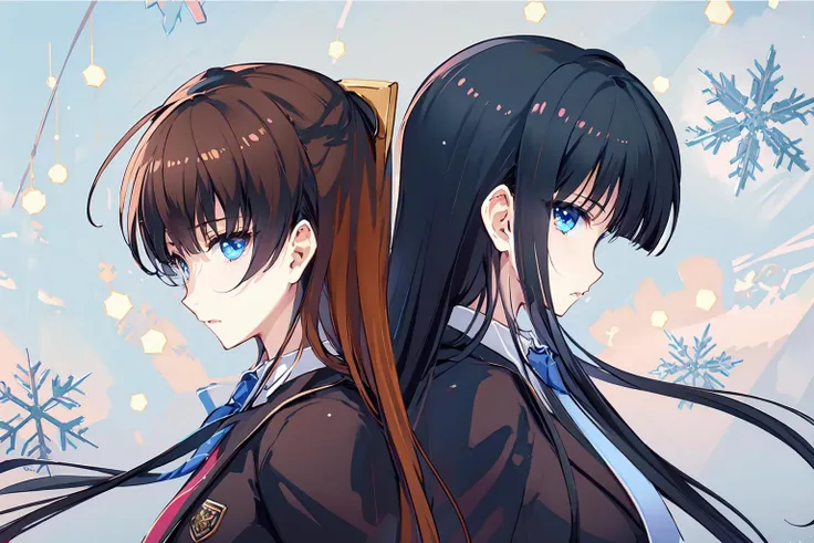 (masterpiece:1.2), best quality,PIXIV,
1girl, long hair, solo, school uniform, black hair, necktie, bangs, jacket, dutch angle, blunt bangs, blazer, looking at viewer,
 <lora:Touma Kazusa_20230716214229:1>