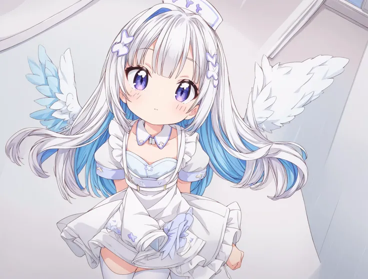(beautiful detailed hair:1.2763), (beautiful detailed background:1.2763),(album cover:1.2763),  (limited palette:1.1576),(pastel color:1.1576),(dynamic angle:1.2155) ,many line in hair ,(minute details:1.2763), gradation,  drawing, colorful,solo,(flipped hair:1.1576), eyes,magazin cover,colored inner hair, theme, official art ,slant or almond-shaped eyes, pastel color  (backlight:1.1025),pastel color ,
(masterpiece, best quality), intricate details, 1girl,
 <lora:kanata1:0.8>, kanatafourth, 
BREAK 
flat chest
 (indoor, in office:1.1), (one knee:1.1), from above, (looking at another:1.1), white panties, [nsfw], panties, hugging own legs
<lora:flat2:-1>
<lora:homebrew_chon:0.25>