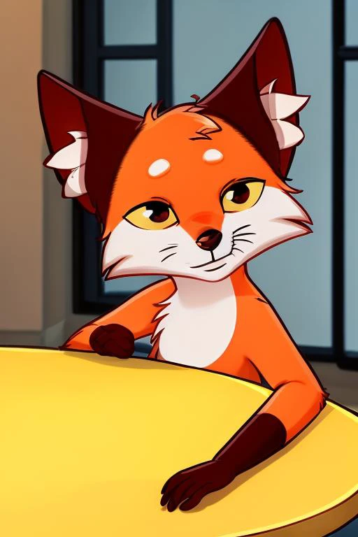('syuro'), 'Tails the fox', solo male, determined, demeaning, smug, bad attitude, dark lipstick, dark eyeshadow, power bottom, solo