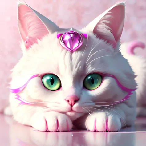 <lora:barbiecore:0.7> barbiecore cat, masterpiece, 8k, high resolution, shallow depth of field, sharp focus
