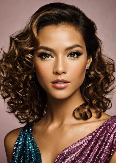 <lora:KtSo-000001:1>,
photo of beautiful (KtSo), ((ultra detailed, masterpiece, best quality)), sfw , best quality, ultra high res, ultra detailed face and eyes, (photorealistic:1.4), 1woman, brown eyes, dark hair
Vintage 80's glamour,fashion photography, trio of sexy blondes, New Year's Eve festivities, big 80's curls, sparkly sequin mini dresses, bold and dramatic makeup, posing with retro props like cassette tapes and boomboxes, fun and carefree dance poses, capturing the spirit of the 80's party scene, dynamic angles, vivid colors, in style of Photographer: Patrick Demarchelier, perfect body, slim waist, detailed skin, subsurface scattering, oily skin, glossy skin