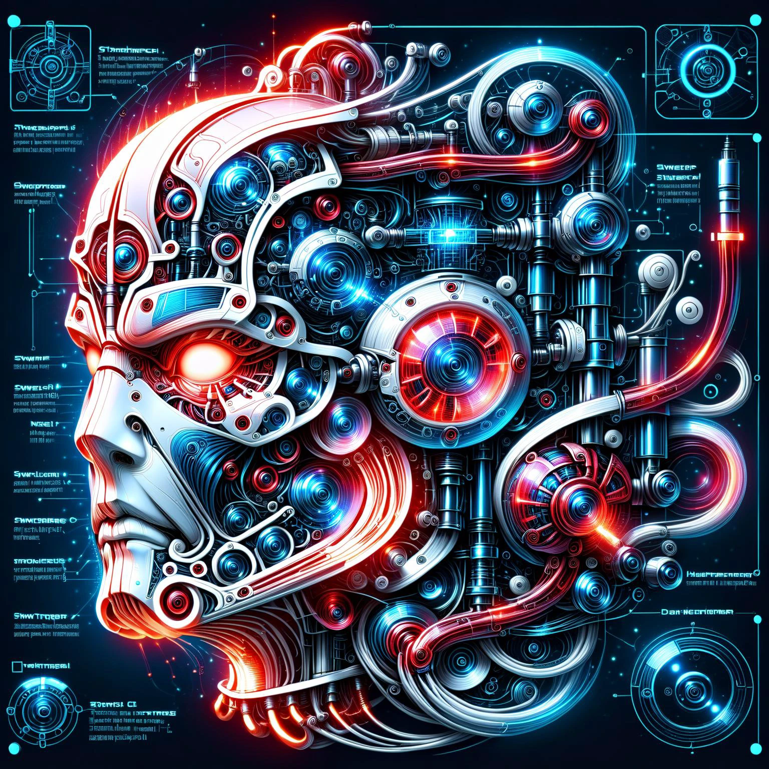 glowing red 3d wireframe of the head of a stormtrooper, floating transluscent swirls of energy <lora:EnvyScifiWireframeXL01:3> <lora:DonMW15pXL:1> DonMW15pXL, <lora:Da_Vinci:1> Biomech, ink drawing, anatomical, Da_Vinci, vitruvian, science fiction, machine, mechanical parts, (masterpiece:1.2), best quality, (hyperdetailed, highest detailed:1.2), high resolution textures, <lora:EnvyBetterHiresFixXL01:1>