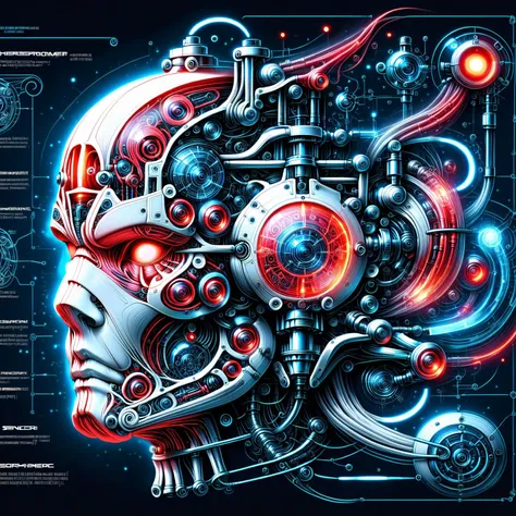 glowing red 3d wireframe of the head of a stormtrooper, floating transluscent swirls of energy <lora:EnvyScifiWireframeXL01:3>  <lora:DonMW15pXL:1> DonMW15pXL, <lora:Da_Vinci:1> Biomech, ink drawing, anatomical, Da_Vinci, vitruvian, science fiction, machine, mechanical parts, (masterpiece:1.2), best quality, (hyperdetailed, highest detailed:1.2), high resolution textures, <lora:EnvyBetterHiresFixXL01:1>