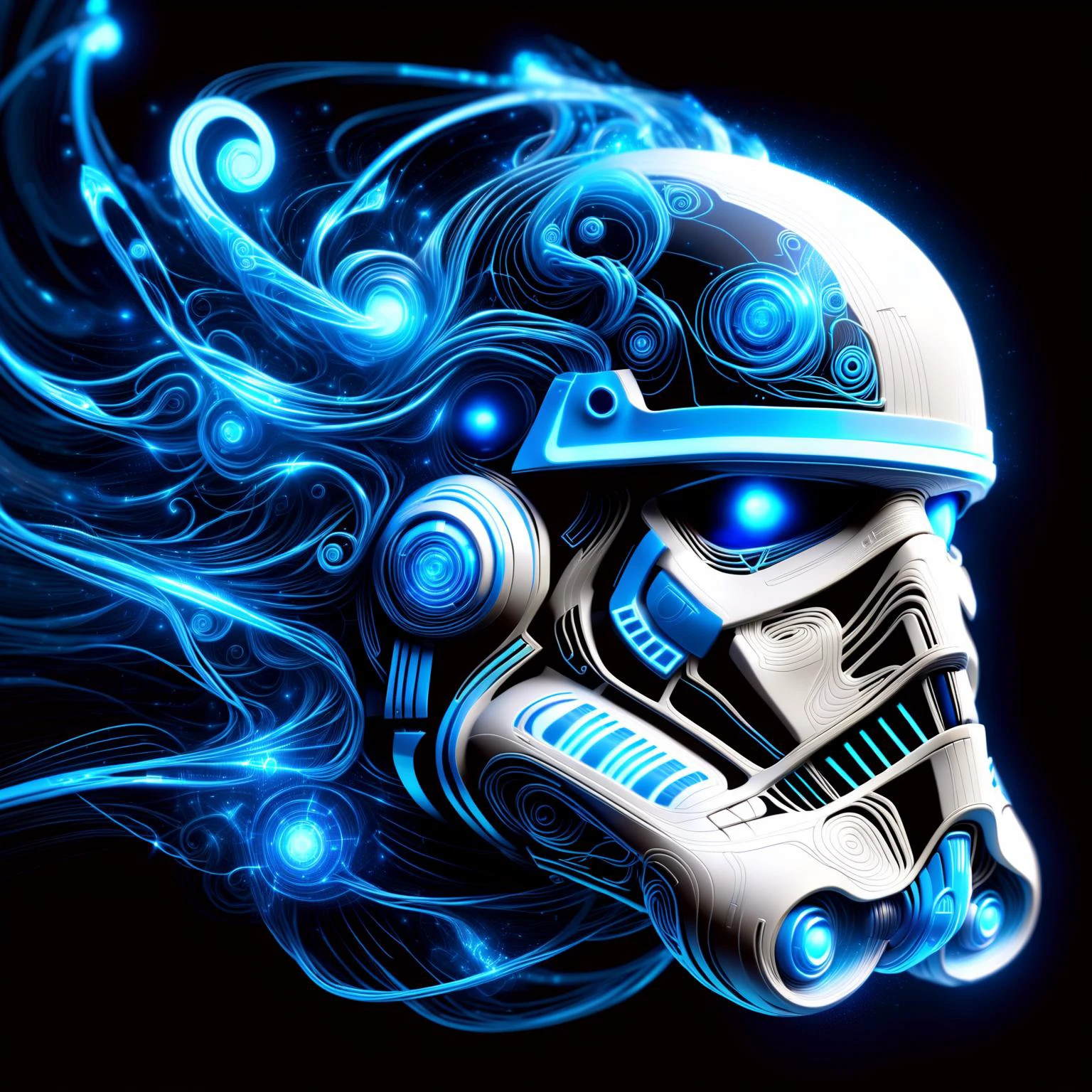 glowing blue 3d wireframe of the head of a stormtrooper, floating transluscent swirls of energy <lora:EnvyScifiWireframeXL01:2> <lora:DonMW15pXL:1> DonMW15pXL,, (masterpiece:1.2), best quality, (hyperdetailed, highest detailed:1.2), high resolution textures, <lora:EnvyBetterHiresFixXL01:1>