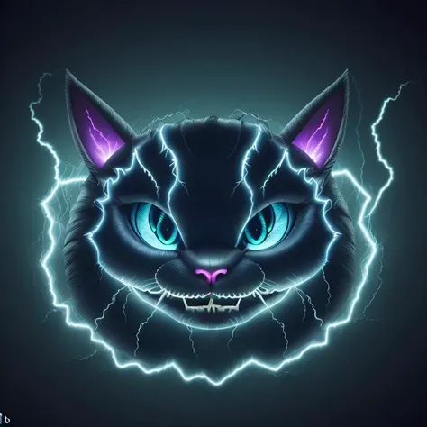 LightningPunkAI cheshire cat, detailed, intricate <lora:LightningPunkAIv4.1:1>