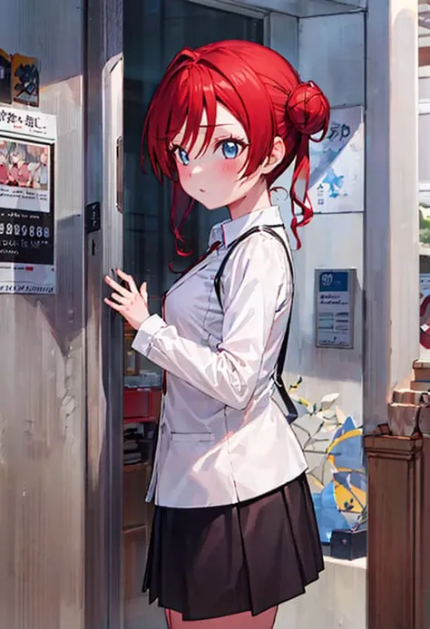 yoneme_mei, 1girl, solo,
(8k, RAW photo, best quality, masterpiece:1.2)
masterpiece, best quality, ultra-detailed, 1girl, white shirt, pleated skirt, standing, outdoors <lora:yoneme_mei_v1:1>, short hair,