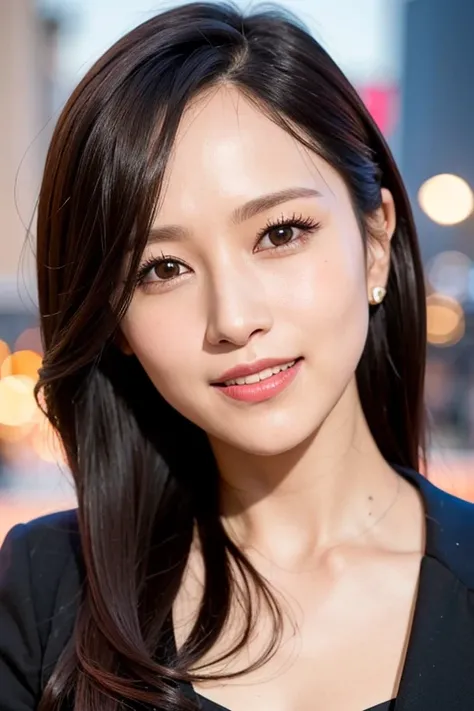 "1girl,photo of mina, brown hair,best quality,(detailed face:1.4), (looking at viewer:1.4),closed mouth,expressionless, shiny skin, smile, city at night background ,(half body:1)
<lora:minatwice_v1.0.1-000001:0.850>