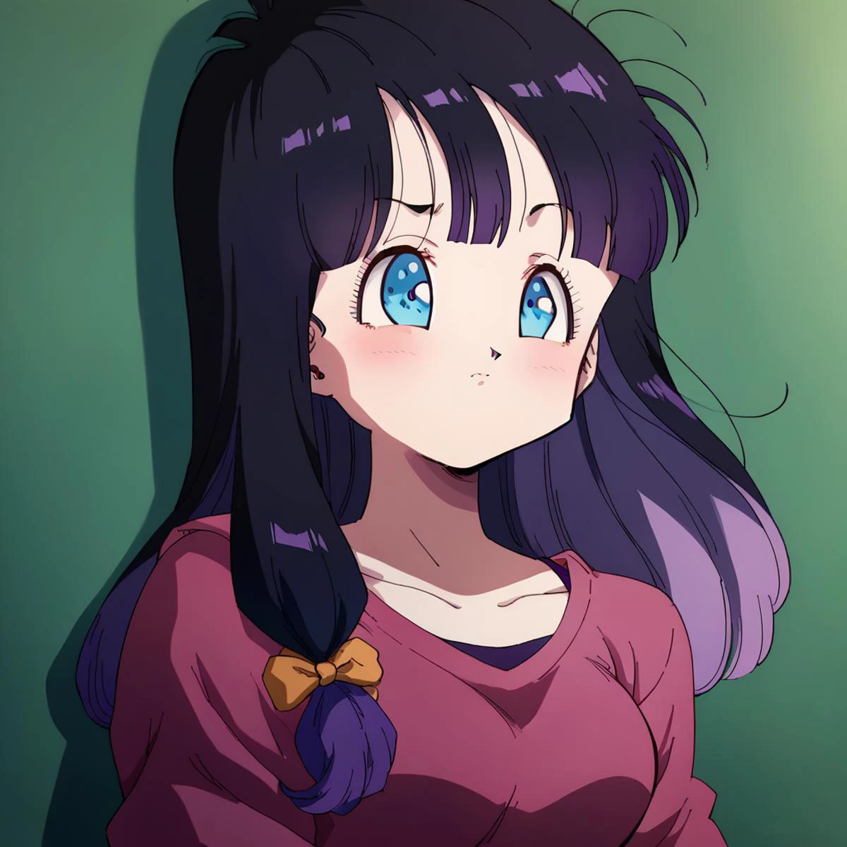 score_9, score_8_up, score_7_up, <lora:h41k4_epoch_10:1> h41k4,1girl,solo, <lora:YamamotoXLP_Style:1> yamamotoxlp, black hair, purple hair, multicolored hair