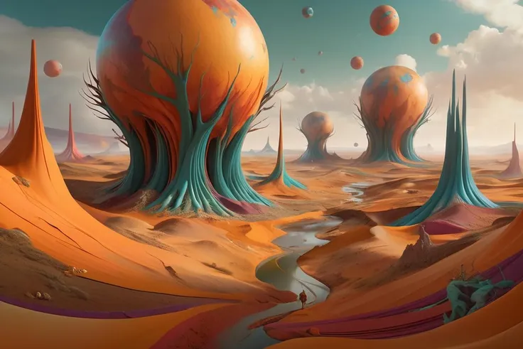 (Unearthed Photo:1.3) of (Ultrarealistic:1.3) of (A landscape with distorted landscapes and extreme gravitational anomalies. The color palette features warped and surreal colors, creating a disorienting and mind-bending atmosphere), golden ratio, rule of thirds, Ambient Occlusion, Tone Mapping, Shaders, SSAO, Natural Lighting, Volumetric Lighting, Volumetric Light, Volumetric, Accent Lighting, absurdres, high resolution, (8k resolution), 8k, 8kres, 8k res, super resolution, ultra hd, megapixel, high details, detailed and intricate, intricate details, high intricate details, absurd amount of details, landscape, outdoors,(by Artist Peter Mohrbacher:1.3),(by Artist Mike Winkelmann:1.3),Highly Detailed,(Vorticism Art:1.3),naturalism,land Art,regionalism,shutterstock contest winner,trending on unsplash,featured on Flickr