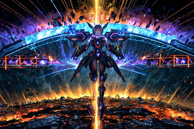 Electrical Vortex pulling me in, electricity coursing trough my vein, my soul is filled with power and determination,
crash and rub as heat generates, plasma forms a cataclysm of energy, aim and direct and destroy everything in my path.
Electric Plasma Phalanx ready and standby, lock targets and shoot, Plasma rain of Destruction!
