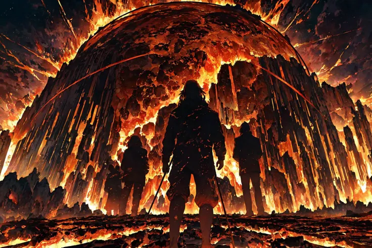 I am the Core of the World, Molten Rock flows trough me, i sense the disturbances above and in me
The Earth is trembling, trouble is coming, condense and react
Enemies of the Earth prepare for the incoming Judgement, devastation is the goal of Life
I am the Judge and see you wanting, may the End come swiftly
Chaotic Demolition