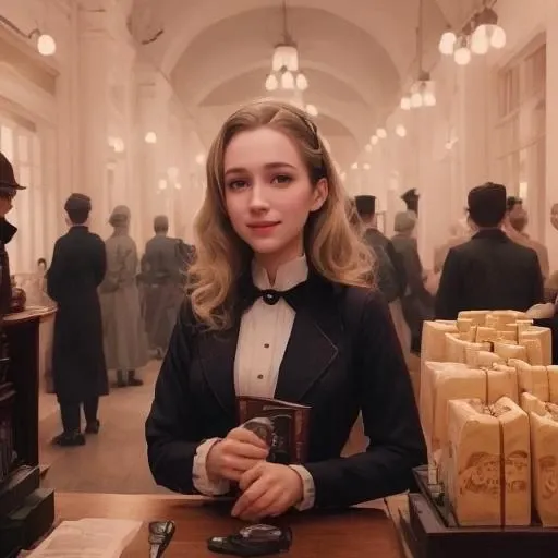Year: 1939. Location: Memphis, Mississipi. pre-raphaelite 12-year-old blonde girl, choosing a book from outside a mobile ((bus library)), charity, ((1930s poor dress)) ((1930s hairstyle)) ((in the style of "OMITB")) ((cinematic style))