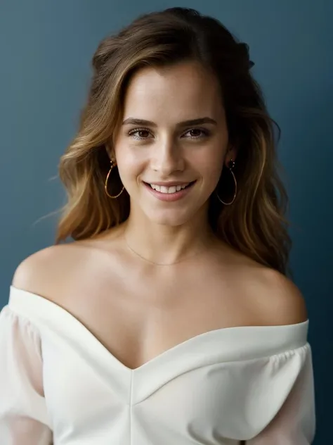 high quality  sexy photography of Emma Watson, long white blonde messi hair, happy, laughing, eyes open, perfect eyes, highly detailed, very detailed skin texture,  ( insanely detailed skin texture, detailed face  ), full body,
  
