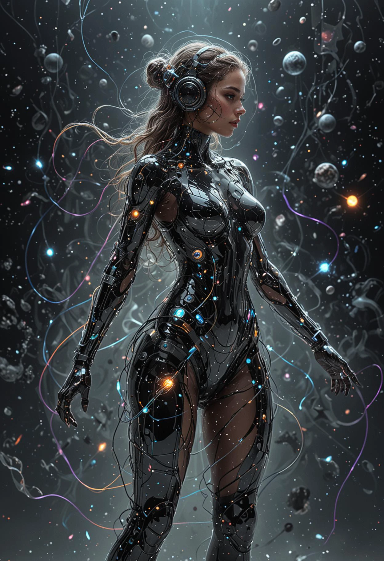 futuristic style fantastic girl in space
<lora:ArtfullyME_SDXL__v1:0.5> Artme . sleek, modern, ultramodern, high tech, detailed