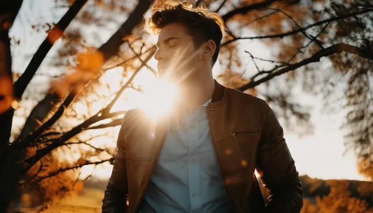 photo of a man by Melissa Stemmer, golden hour lighting, sun glare <lora:melissa-stemmer-1.0:1>