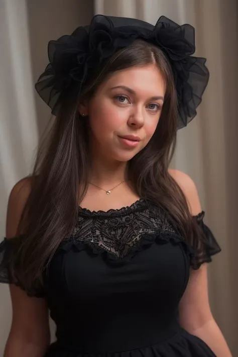 DEN_rose_hart
(gothic cheerleader:1.1) outside wearing a black (skull top:1.2) with a skull on it and a (frilly skirt:1.2) holding (pom poms:1.2), gothic, (cheerleader:1.2),
bokeh, f1.4, 40mm, photorealistic, raw, 8k, textured skin, skin pores, intricate details <lora:epi_noiseoffset2:1>, epiCRealism <lora:ClothingAdjuster3:-1.15>