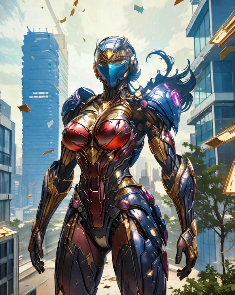 (cowboy shot), photo of a girl, (futuristic), silver,
(curvy body), (huge breast:1.2), (thick thighs:1.2), magenta,
(combat_pose:1.4),
<lora:ArmorSuit_v01:0.8> armorsuit,<lora:nanosuit_v10:0.65>,
(strong wind, floating debris and Fragments),
cyberpunk background, <lora:ww_v1:0.4> ww, wonder woman,
(detailed, best quality, realistic), rim light, luminous lighting, enchanting radiance