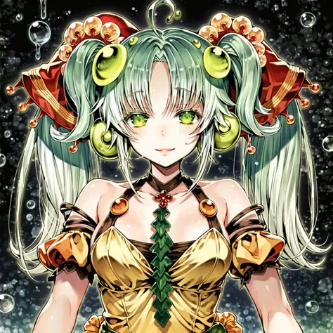 score_9, score_8_up, score_7_up, BREAK source_anime, best quality, masterpiece, official art,
1girl, solo,
traptrix_sera, green_eyes, green_hair, twintails, fullbody
<lora:sera_XL_pony:0.8>