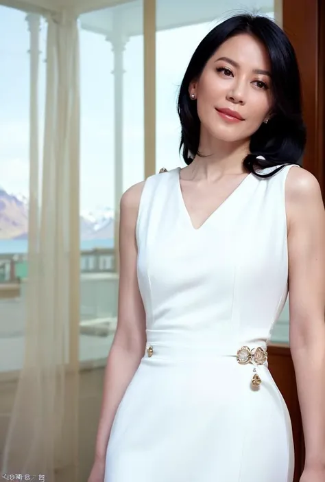 <lora:yufeihong3:0.85:lbw=1,0,0,0,1,1,0,0,1,1,1,1,1,1,1,1,1>yufeihong face,yufeihong body,good hand,perfect hand,
pose,supermodel,
In the morning light, a beautiful woman with a slender figure stands alone by the lake in Queenstown, New Zealand. Her presence is like a beautiful painting, revealing the tranquility and beauty of the world in its entirety.Her posture is tall and elegant, like a graceful willow tree swaying in the breeze. She is wearing a light, white dress, the hem of which flutters with each step, like a white butterfly dancing. Her long hair flows like a waterfall, sparkling with natural luster,Around her, the scenery of Queenstown is picturesque. The lake shimmers, reflecting the outline of the mountains and the blue of the sky. The distant mountains are lush and green, seemingly reaching up to touch the sky. The woman is like a part of this beautiful world, making it even more mysterious and romantic with her presence,Her face is calm and beautiful, her gaze deep and clear, as if she can see through people's hearts. Her lips curve slightly upward, revealing a gentle smile that is so warm and comforting, it makes people feel infinitely at ease,In this beautiful scene, the woman is like a blooming flower, exuding an enchanting fragrance. Her existence is a work of art in itself, her beauty captivating, 
(black hair:1.34),
(white dress:1.9),(white skin,),(pov:1.34)
smile,
(looking at viewer),
supermodel,
(depth of field:1.69),(long exposure:1.2),(dynamic motion:1.13),(Extreme Aestheticism:1.93),offical art,first person view,blurry background,(professional photograph:1.5),
(8k, RAW photo, best quality, masterpiece:1.2), (realistic, photo-realistic:1.85), (ultra-detailed:1.5), highres
<lora:epi_noiseoffset2:1>
(8k, RAW photo, best quality, masterpiece:1.2), (realistic, photo-realistic:1.85), (ultra-detailed:1.5), highres
<lora:epi_noiseoffset2:1>