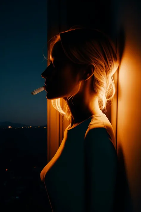 <lora:smoking_cigarettes_anime_v1:1> (cigarette:1.1), woman, with, mouth, woman, smoking, 
1girl, incredibly sexy, close up on face, art photograph, analog film photograph, realistic, masterpiece, plain background, professional photograph, 8K, neon blonde hair, 
<lora:CONCEPT_pov_dating_ownwaifu:1> concept_pov_dating_ownwaifu, www.ownwaifu.com, 1girl, solo, looking at viewer, breasts, 
(hotify), slender, sexy (NSFW), blush, make up, 
BREAK,
<lora:epi_noiseoffset2:1>, [real skin texture], beautiful
BREAK,
intricate detail, extremely detailed, life-like, neon glow, realistic lighting, extremely high resolution , triadic colors, (high contrast:1.05) <lora:zoom_slider_v1:-7>, (volumetric lighting), (dynamic lighiting), godrays, Rembrandt lighting, real shadows, intricate detail, photorealistic, photograph, photo, dlsr, Fuji Film, extremely high detail