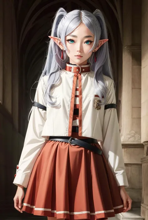 ranoa magic ranoa magic academy school uniform, shirt, white shirt, buttons, buttoned cuffs, jacket, white jacket, cropped jacket, bow, (red bow), bowtie, red bowtie, long sleeves, puffy sleeves, skirt, red skirt, pleated skirt, shoes, arm belt, high-waist skirt, ascot, red ascot, solo| <lora:Ð¨ÐºÐ¾Ð»ÑÐ½Ð°Ñ ÑÐ¾ÑÐ¼Ð° ÐÐºÐ°Ð´ÐµÐ¼Ð¸Ð¸ Ð¼Ð°Ð³Ð¸Ð¸ Ð Ð°Ð½Ð¾Ð° Ð¿ÐµÑÐ¾Ð¶Ð´ÐµÐ½Ð¸Ðµ Ð±ÐµÐ·ÑÐ°Ð±Ð¾ÑÐ½Ð¾Ð³Ð¾(ÑÐ¼):0.9>, <lora:Ð¤ÑÐ¸ÑÐµÐ½ Ð¿ÑÐ¾Ð²Ð¾Ð¶Ð°ÑÑÐ°Ñ Ð² Ð¿Ð¾ÑÐ»ÐµÐ´Ð½Ð¸Ð¹ Ð¿ÑÑÑ(aafrie,long hair, white hair,twintails, pointy ears,earrings, thick eyebrows,(ÑÐ¼ Ð¾Ð´ÐµÐ¶Ð´Ñ):0.7>,aafrie, long hair, white hair, twintails, pointy ears, earrings, thick eyebrows,, anime style, anime colors,detailed anime,animeHD, anime eyes, bigger eyes, high quality anime, large anime pupils, 1girl (in full growth), best quality, masterpiece, ultra-detailed, high quality,perfect anatomy, (perfect full body), (detailed full body), good eyes, perfect face, pretty face,(beautiful and aesthetic:1.2),beautiful eyes, anime eyes, detailed eyes,Exquisite visuals, high-definition