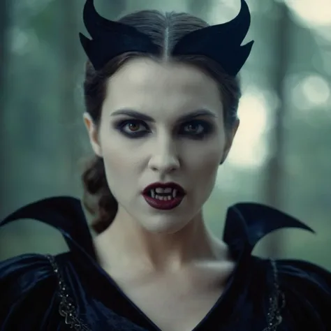 cinematic film still of <lora:vampire fangs teeth 2:1.2>
in Greek mythology Female Vampire a woman with a gothic costume and Vampire Fangs Teeth looking at camera, shallow depth of field, vignette, highly detailed, high budget, bokeh, cinemascope, moody, epic, gorgeous, film grain, grainy