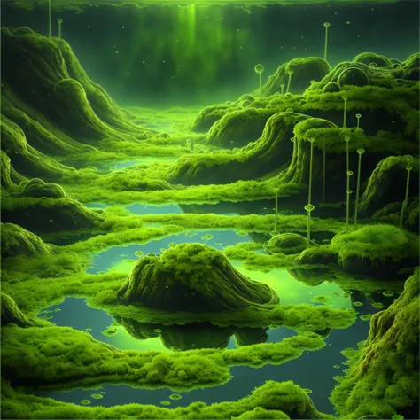 landscape <lora:algae:1> algae
