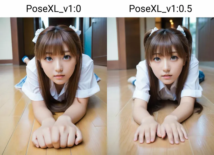 masterpiece, best quality, portrait photo of a 18 years old j-pop girl lying aside on the floor, wearing shorts, white shirt, beautiful face, perfect eyes, long hair, (posing to viewer), (low angle/from below),
<lora:hinaMaybeBetterPoseXL_v1:0>
