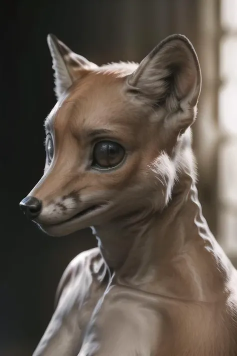 real e621, photorealistic, masterpiece, very bright lighting and bright composition, anthro fox,<lora:dUser_faceless:1>(ecafless:0.8)