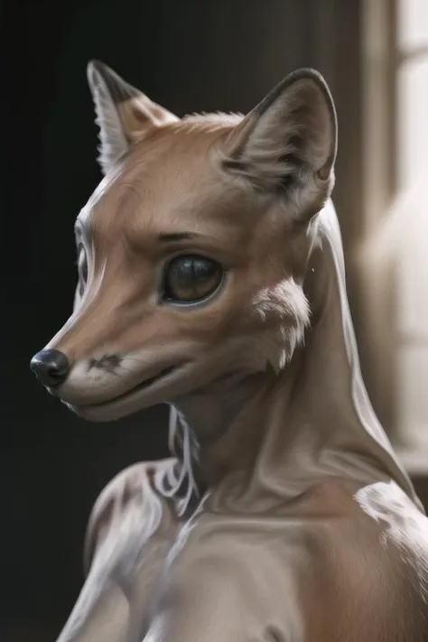 real e621, photorealistic, masterpiece, very bright lighting and bright composition, anthro fox,<lora:dUser_faceless:1>(ecafless:1.2)