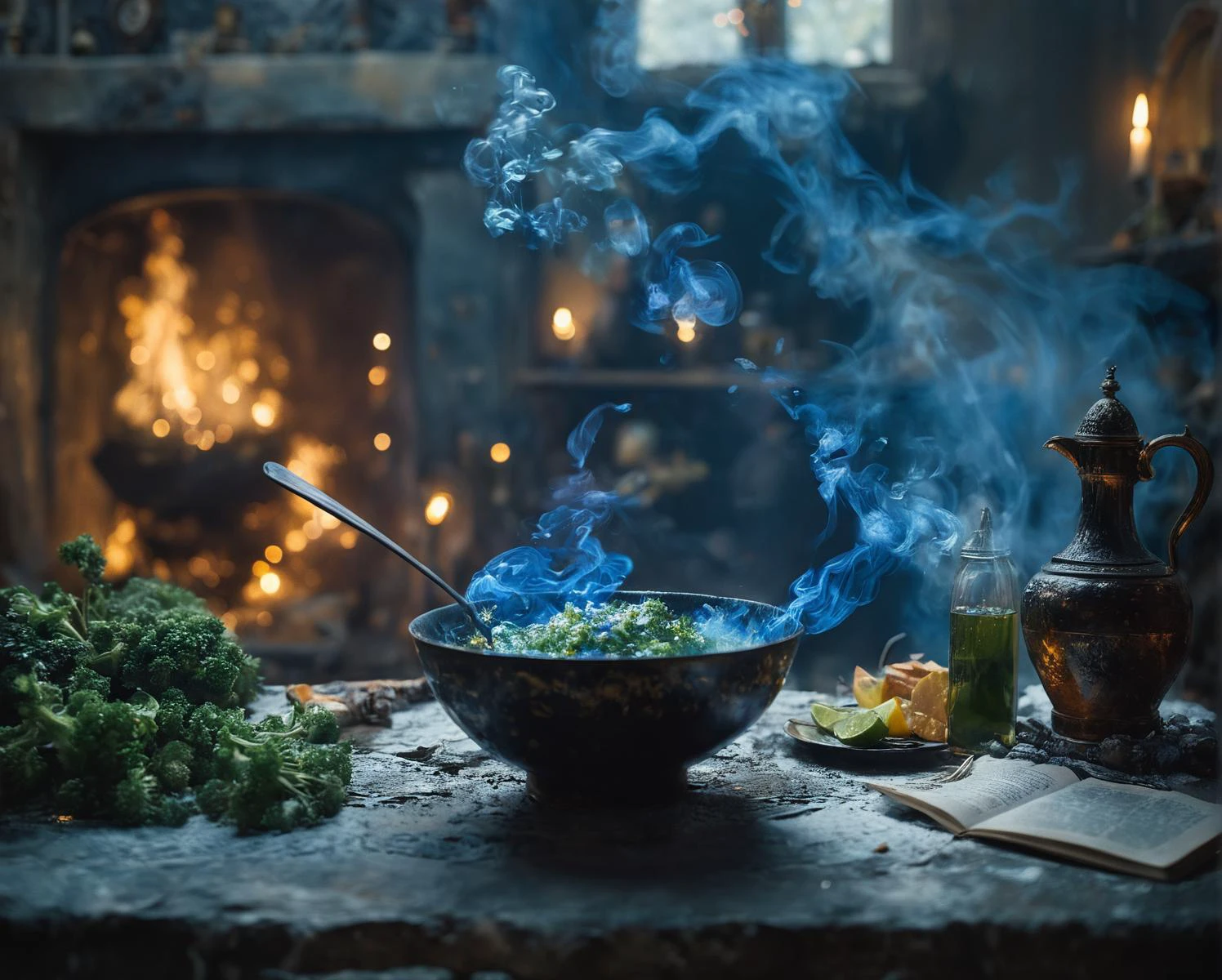 by Matthew Pillsbury , by Barclay Shaw , by Adam Elsheimer , <lora:niji3d:0.70> , digital painting, sorcerous, wizardry, shot with Carl Zeiss Sonar Lens on Canon 5D Mark IV camera, nice bokeh features, cinematic look professional color grading, lightroom