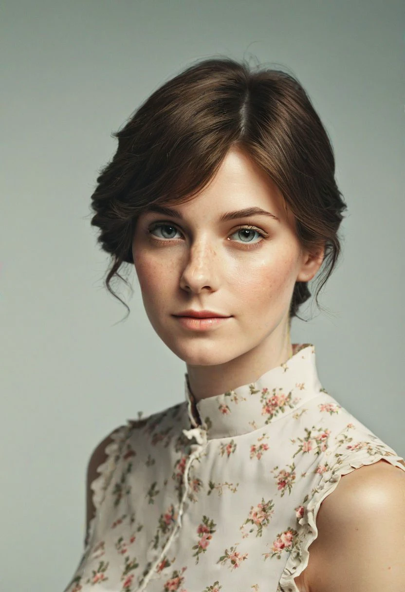 cut-in photo of a ((Charming, unattainable,)) woman,